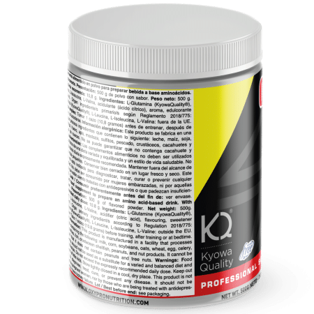 BCAA + Glutamina (Kyowa Quality®) – 500gr sabor limón