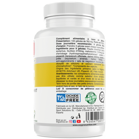 CDA – Diurético Natural – 100 cápsulas – evita retención de líquidos y promueve un balance hídrico equilibrado