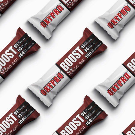 Barrita de gominola sabor cola con cafeina, sodio y magnesio.