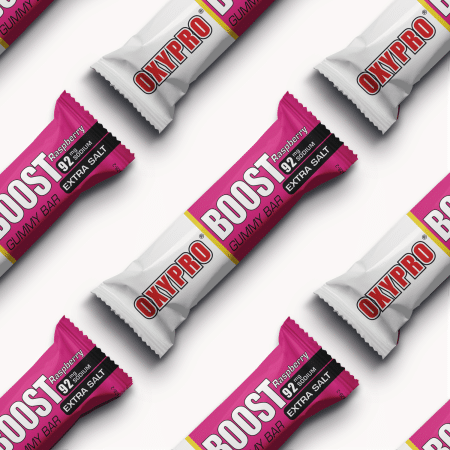 gummy bar - Barrita gominola sabor frambuesa con sodio y magnesio