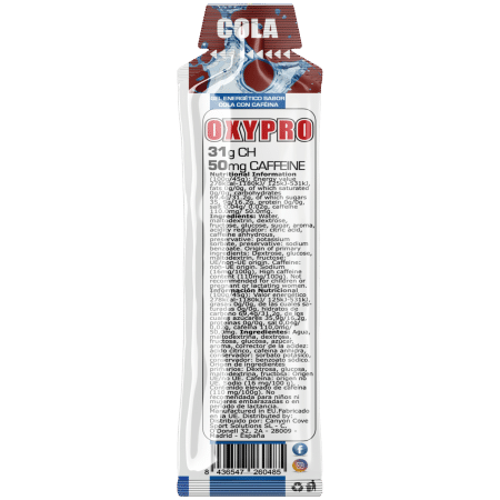 ENERGY GEL sabor Cola con 50mg Cafeína