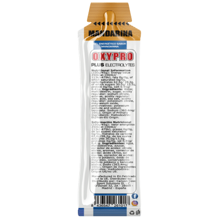 ENERGY GEL ELECTROLITOS sabor Mandarina