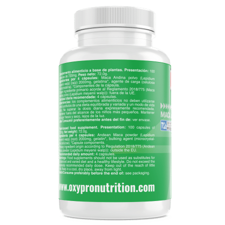 Maca 100 cápsulas