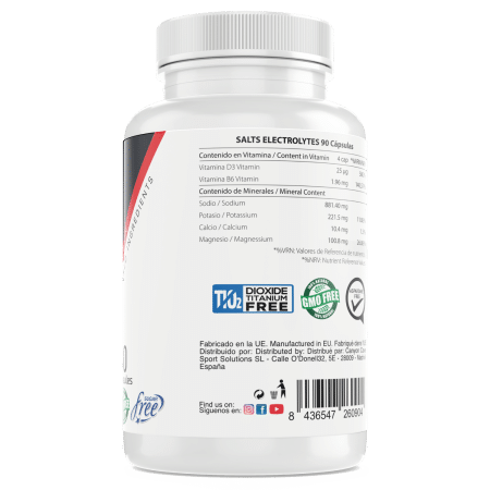 Salt Electrolytes – 90 cápsulas vegetales