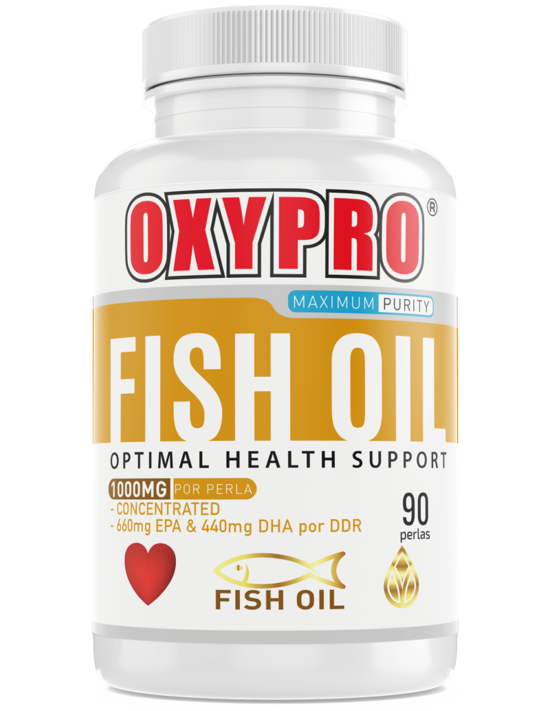 FISH OIL 90 perlas | Fish Oil - Omega 3 - altísima cantidad de EPA, DHA y extracto de tocoferol con propiedades antioxidantes.