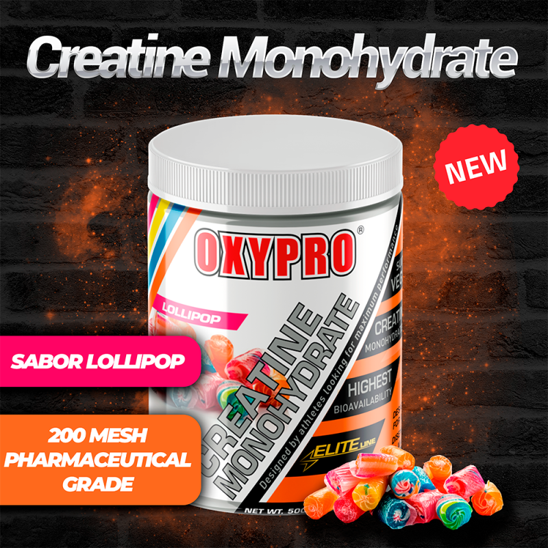 Creatina Monohidrato 500gr (Alta calidad 200 mesh) I Oxypro Nutrition®