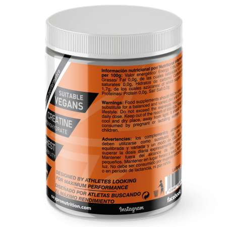 Creatina Monohidrato 500g – sabor LOLLIPOP