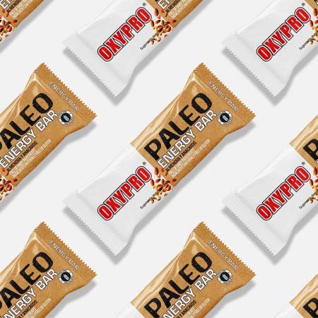 Barrita energética Paleo energy bar sabor almendra y anacardo. La Barrita ideal para competición.