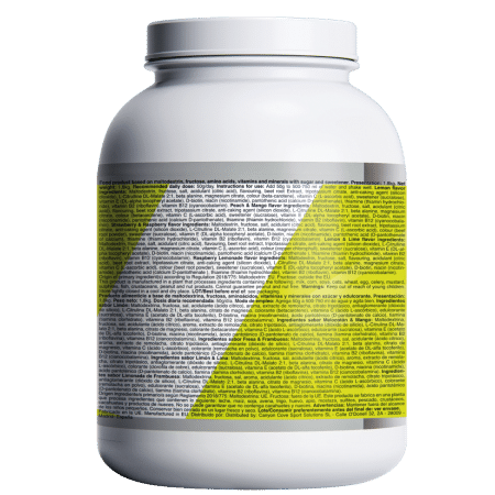 Professional Isotonic 1:08 (Maltodextrina – fructosa) – 1,8kg – Limonada de Frambuesa
