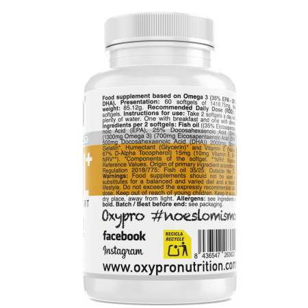 FISH OIL+ (omega 3) – 60 perlas de 1000mg