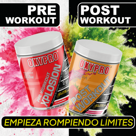 pre workout xplosion + post wokout